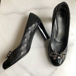 Stuart Weitzman Quilted Leather Pumps